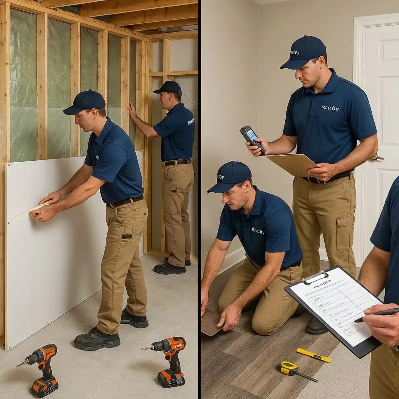 Repairs and Reconstruction process in Bridgewater, MA