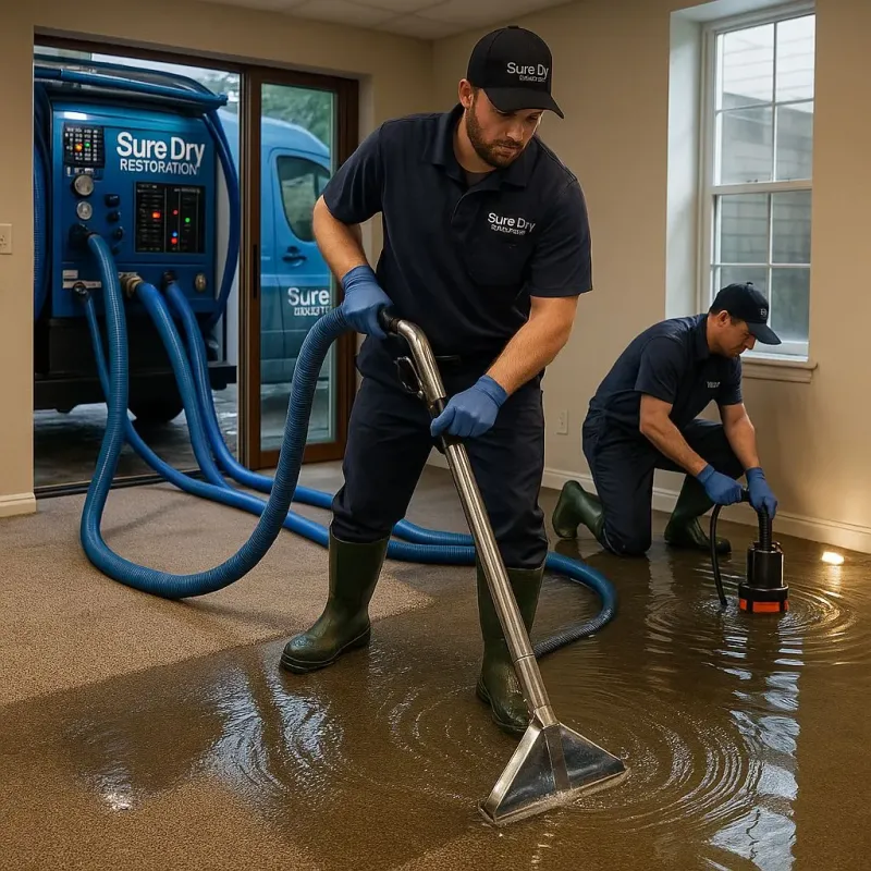 Water Extraction and Removal process in Bridgewater, MA